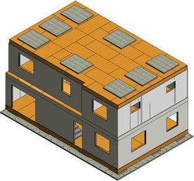 Unibody House 3D Rendering
