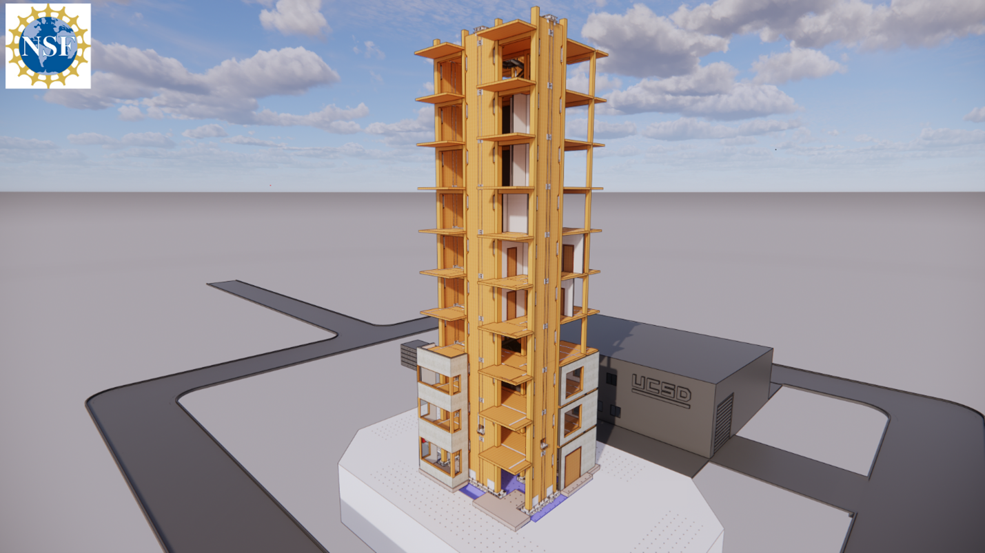 Development and Validation of a Resilience-based Seismic Design Methodology for Tall Wood Buildings: Capstone Test